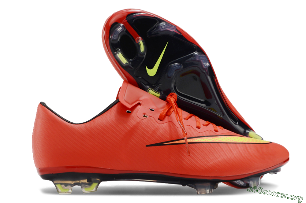 Nike Mercurial Vapor 10 FG Football Boots - Red/Yellow/Black 2