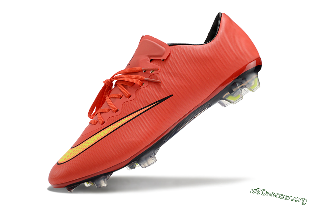 Nike Mercurial Vapor 10 FG Football Boots - Red/Yellow/Black 5