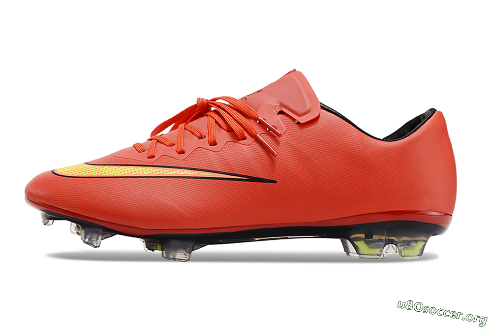 Nike Mercurial Vapor 10 FG Football Boots - Red/Yellow/Black 3