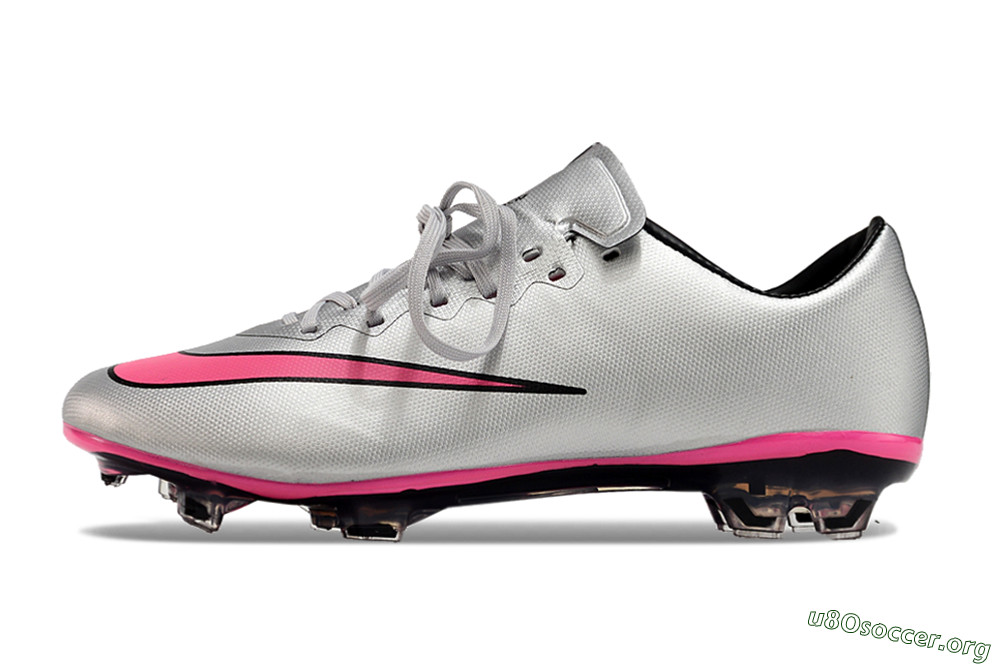 Nike Mercurial Vapor 10 FG Football Boots - Silver/Pink/Black 3