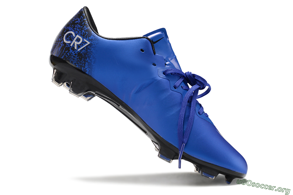 Nike Mercurial Vapor 10 FG Football Boots - Blue/White/Black 4