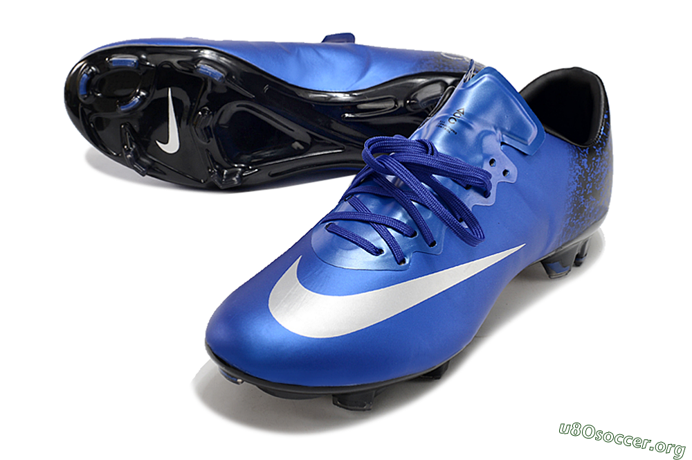 Nike Mercurial Vapor 10 FG Football Boots - Blue/White/Black 0