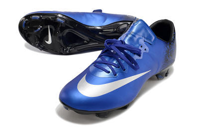 Nike Mercurial Vapor 10 FG Football Boots - Blue/White/Black