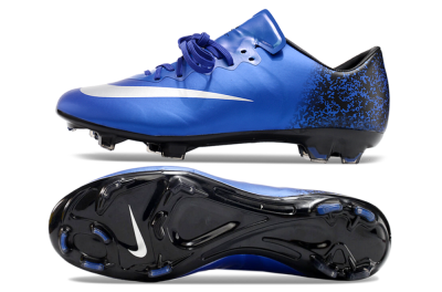 Nike Mercurial Vapor 10 FG Football Boots - Blue/White/Black