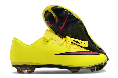 Nike Mercurial Vapor 10 FG Football Boots - Yellow/Black/Red