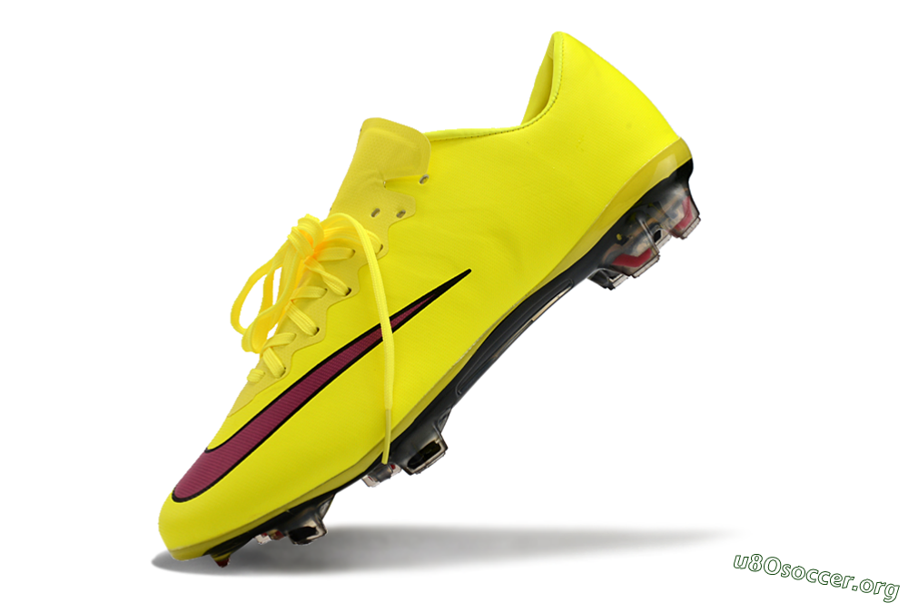 Nike Mercurial Vapor 10 FG Football Boots - Yellow/Black/Red 5