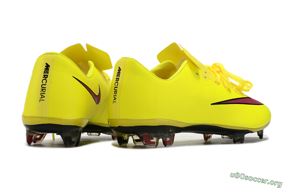 Nike Mercurial Vapor 10 FG Football Boots - Yellow/Black/Red 6