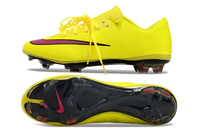 Nike Mercurial Vapor 10 FG Football Boots - Yellow/Black/Red