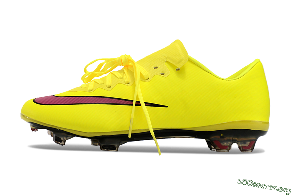 Nike Mercurial Vapor 10 FG Football Boots - Yellow/Black/Red 3