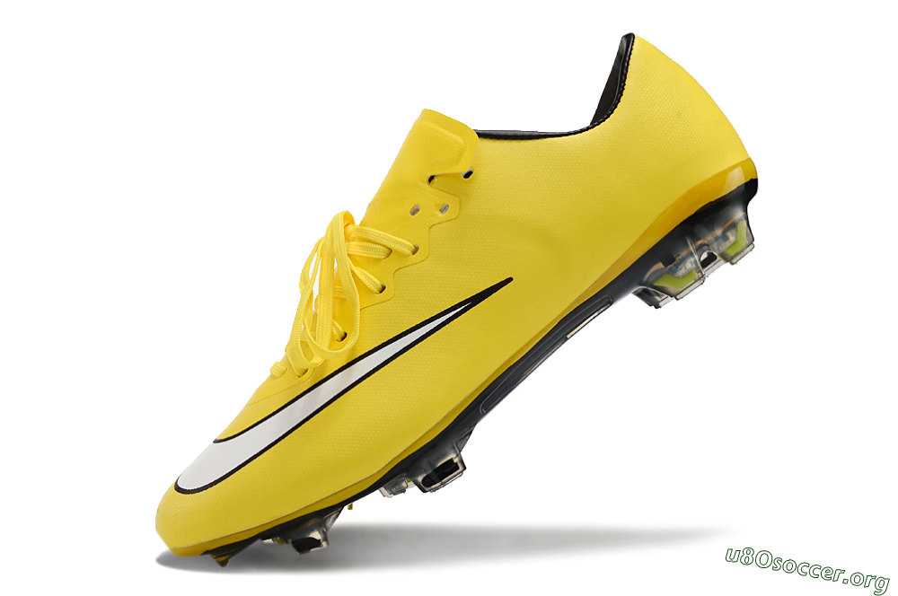 Nike Mercurial Vapor 10 FG Football Boots - Yellow/White/Black 5