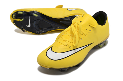 Nike Mercurial Vapor 10 FG Football Boots - Yellow/White/Black