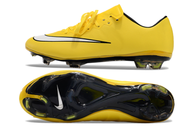 Nike Mercurial Vapor 10 FG Football Boots - Yellow/White/Black