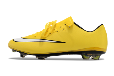 Nike Mercurial Vapor 10 FG Football Boots - Yellow/White/Black