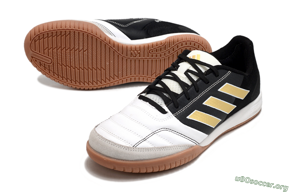 Adidas Top Sala Competition IC Football Shoes - White/Black/Gold 0