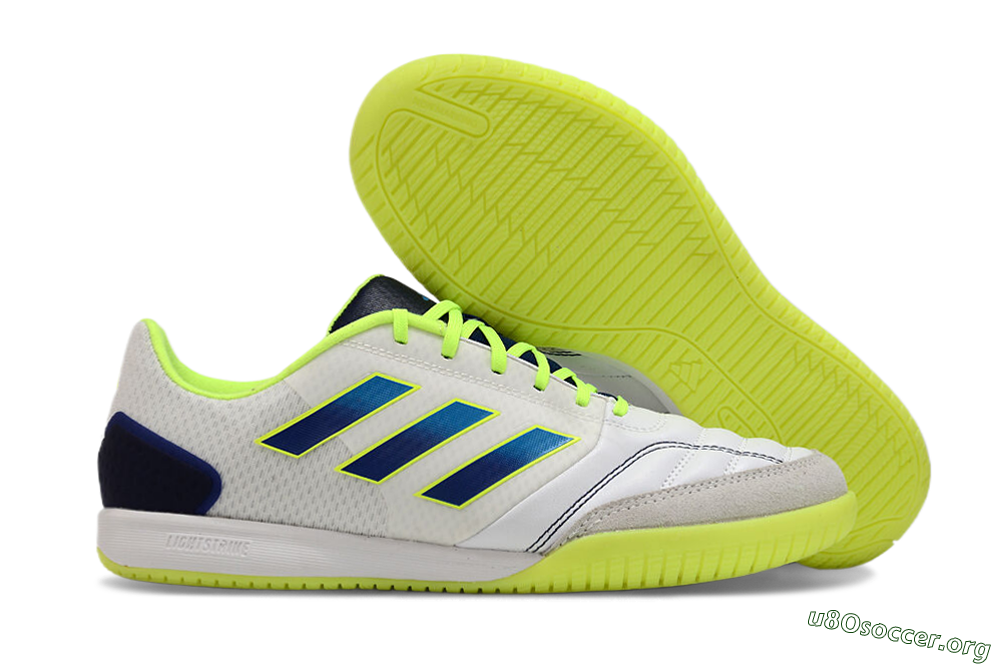 Adidas Top Sala Competition IC Football Shoes - White/Blue/Yellow 2