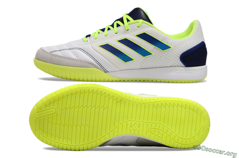 Adidas Top Sala Competition IC Football Shoes - White/Blue/Yellow 1