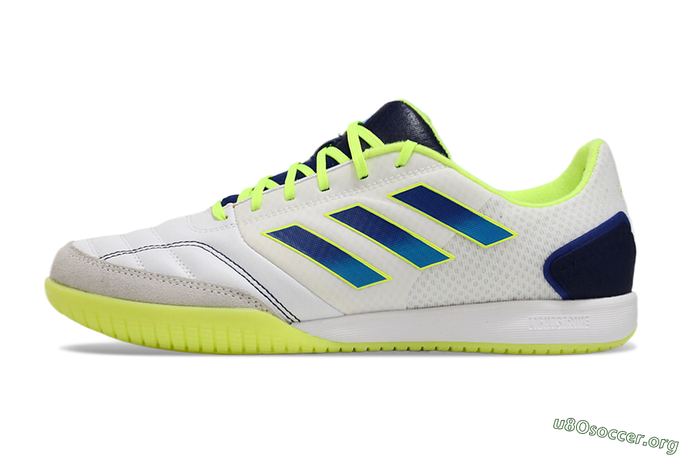 Adidas Top Sala Competition IC Football Shoes - White/Blue/Yellow 3