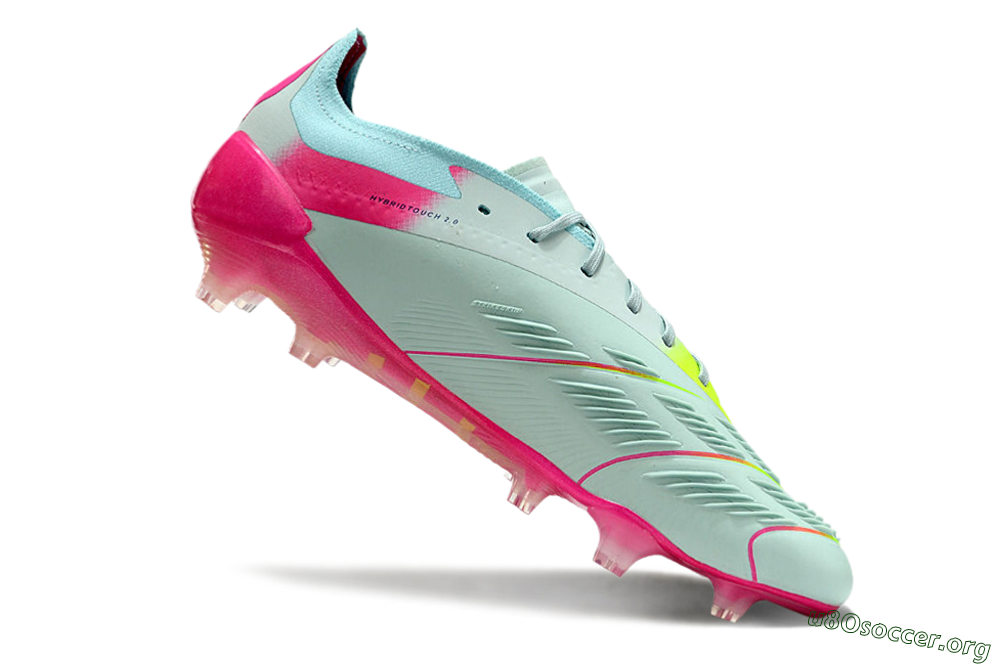 Adidas Predator Elite 24 FG Football Boots - Jade/Purple/Pink 4