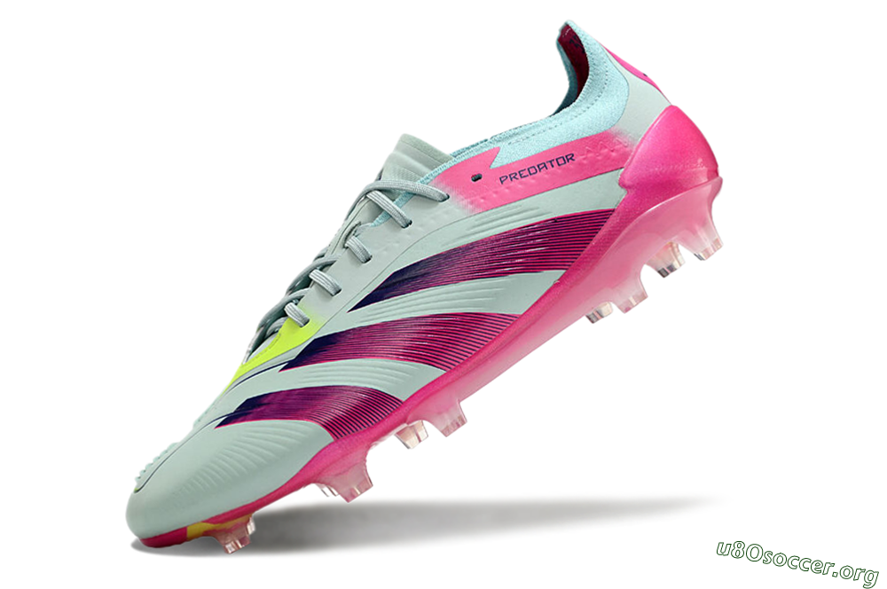 Adidas Predator Elite 24 FG Football Boots - Jade/Purple/Pink 5