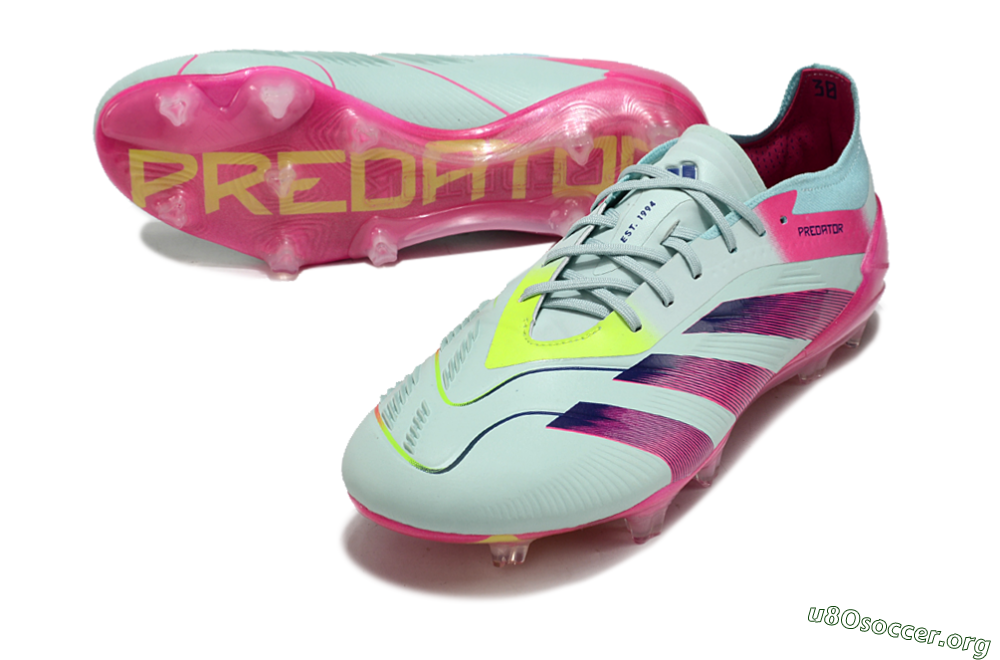 Adidas Predator Elite 24 FG Football Boots - Jade/Purple/Pink 0