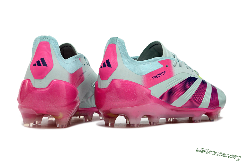 Adidas Predator Elite 24 FG Football Boots - Jade/Purple/Pink 6