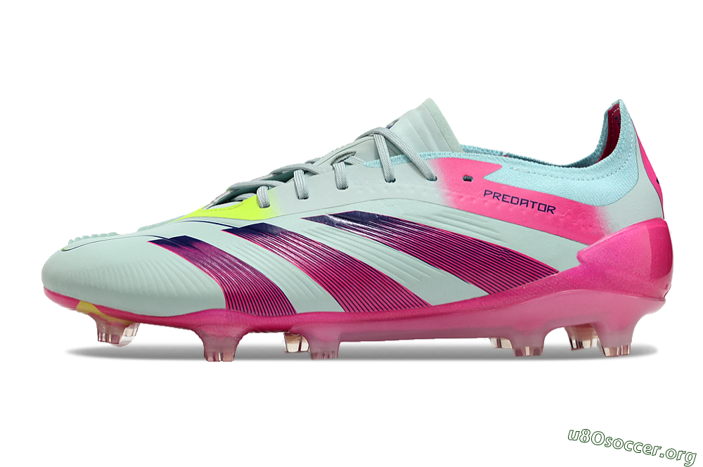 Adidas Predator Elite 24 FG Football Boots - Jade/Purple/Pink 3