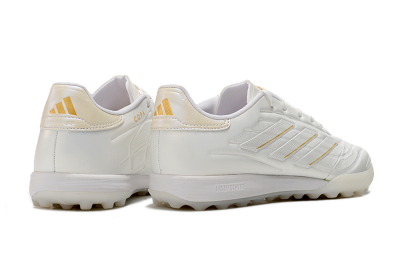 Adidas Copa Pure.3 TF Football Shoes - White/Gold/Beige