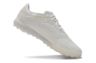 Adidas Copa Pure.3 TF Football Shoes - White/Gold/Beige