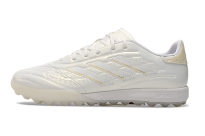 Adidas Copa Pure.3 TF Football Shoes - White/Gold/Beige