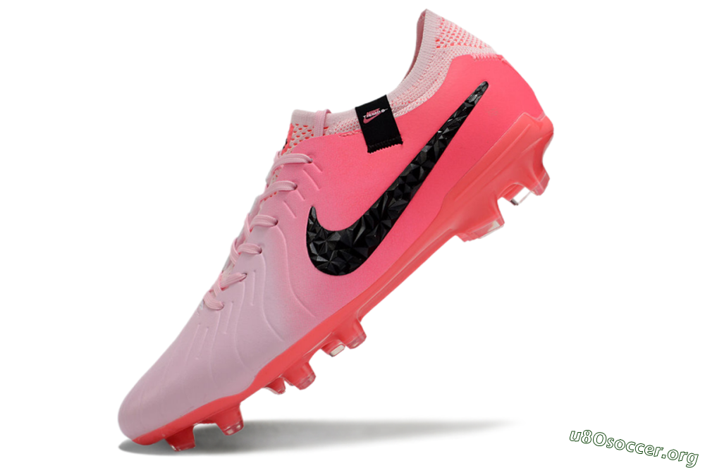 Nike Tiempo Legend 10 Elite AG Football Shoes - Pink Foam/Black 5
