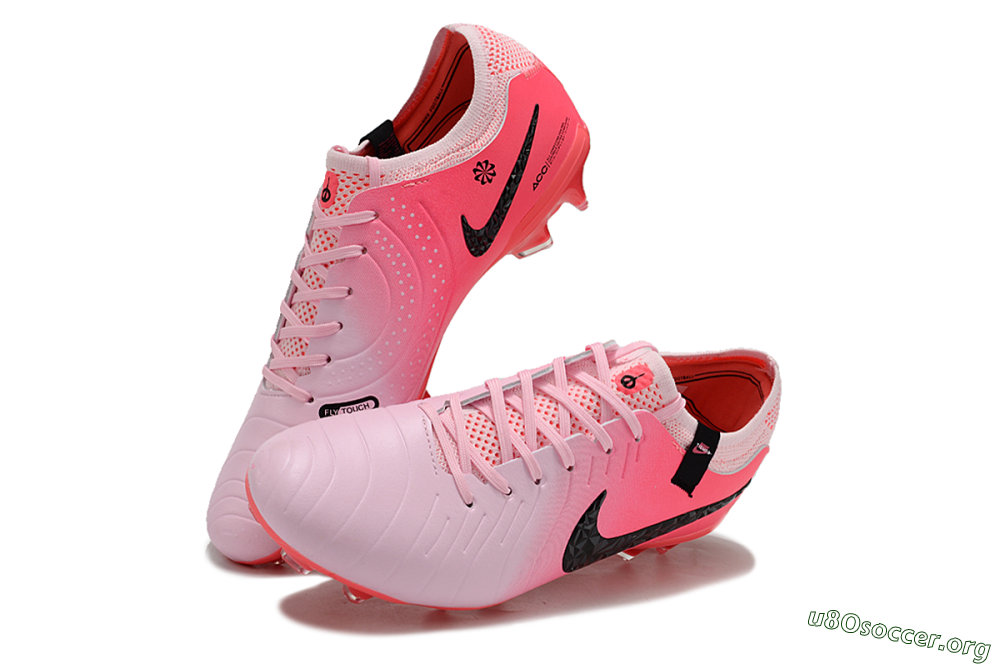 Nike Tiempo Legend 10 Elite AG Football Shoes - Pink Foam/Black 0