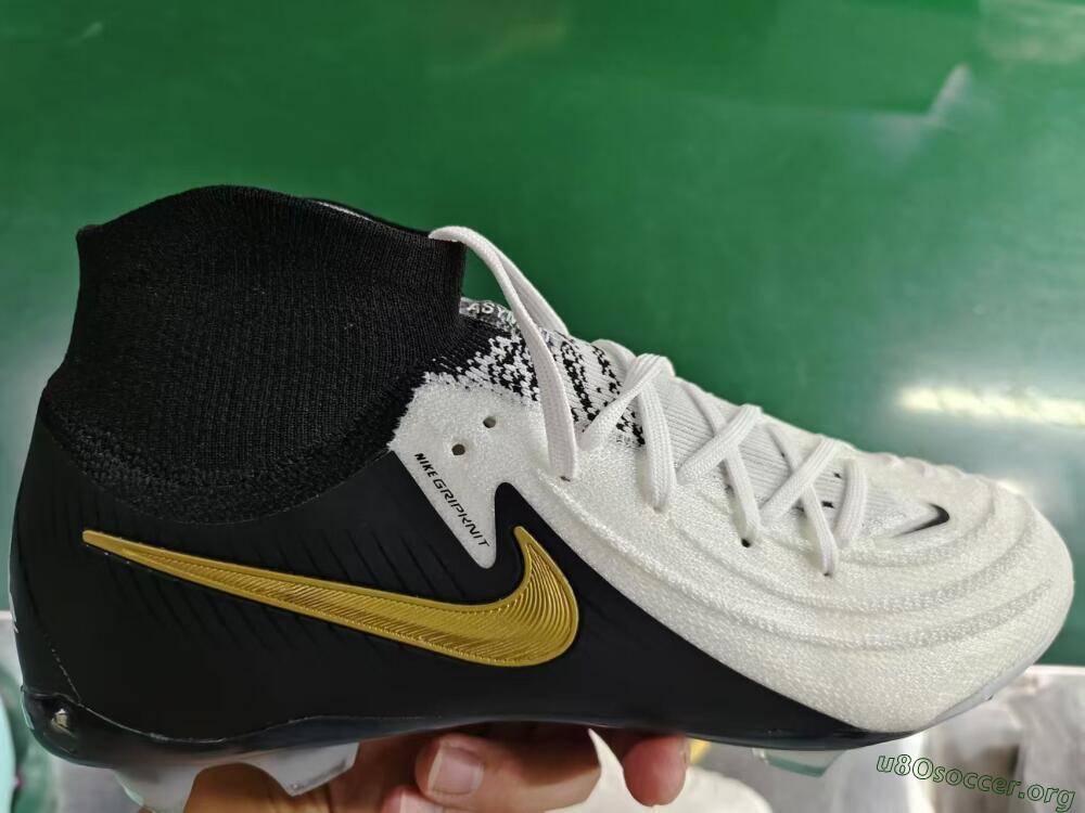 Nike Phantom Luna Elite NU FG Football Boots - White/Black/Gold