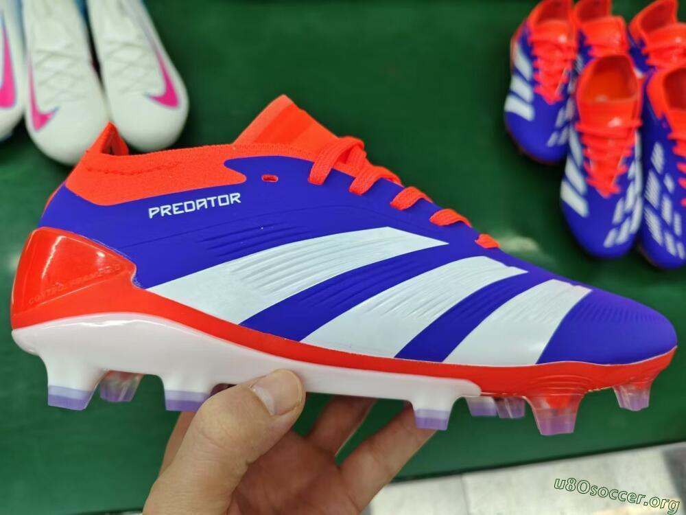 Adidas Predator Elite FG Football Boots - Blue/White/Red