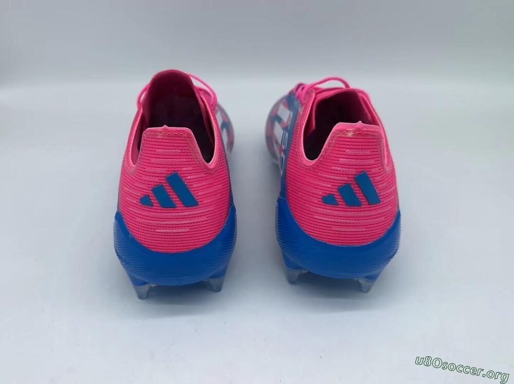 Adidas F50 Elite FG Football Boots - Pink/Blue/White