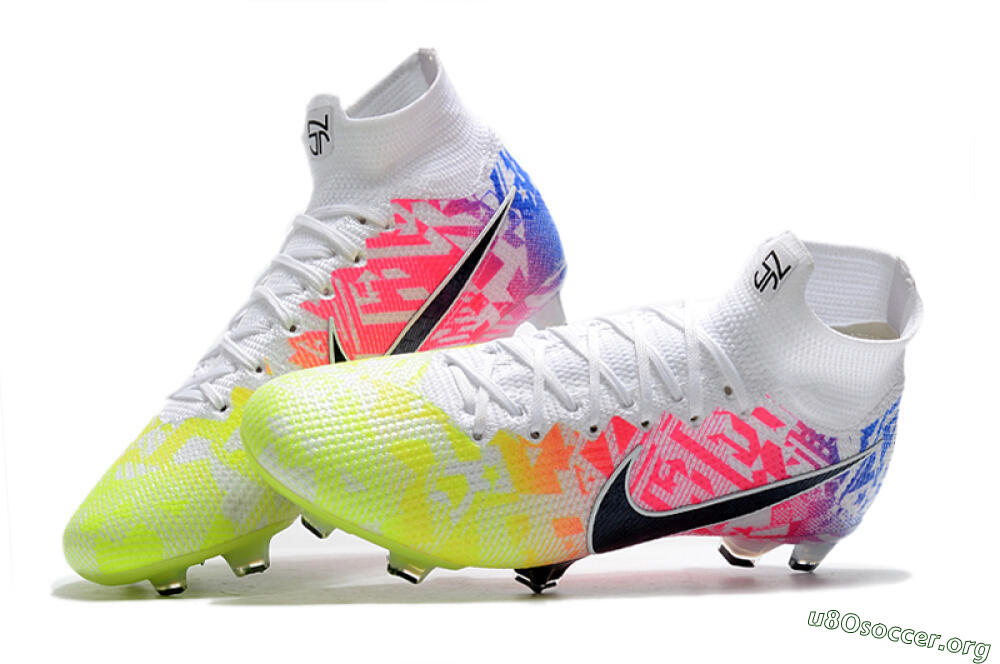 Nike Mercurial Superfly 7 Elite FG Football Boots - Yellow/Pink/Blue 6