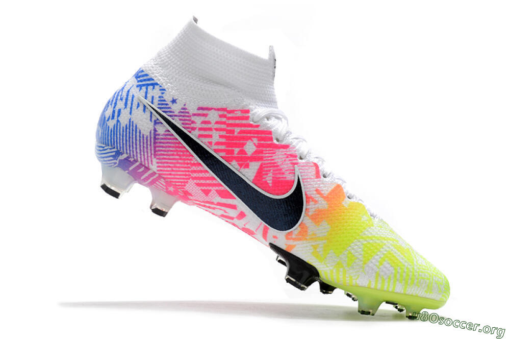 Nike Mercurial Superfly 7 Elite FG Football Boots - Yellow/Pink/Blue 7