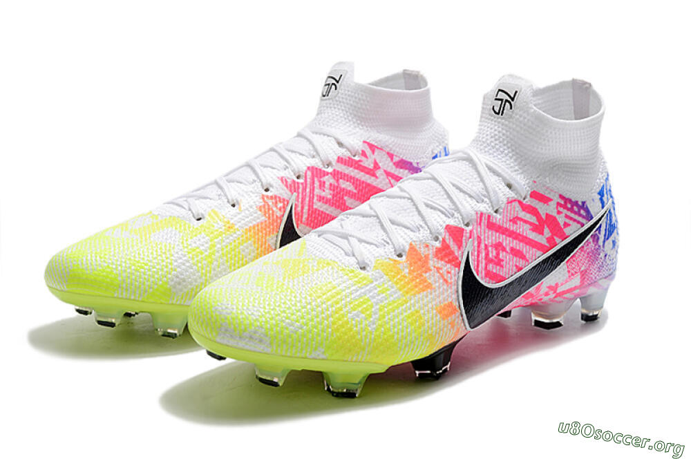 Nike Mercurial Superfly 7 Elite FG Football Boots - Yellow/Pink/Blue 5