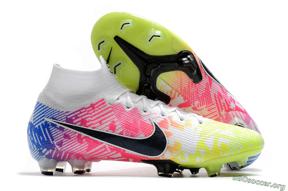 Nike Mercurial Superfly 7 Elite FG Football Boots - Yellow/Pink/Blue 2