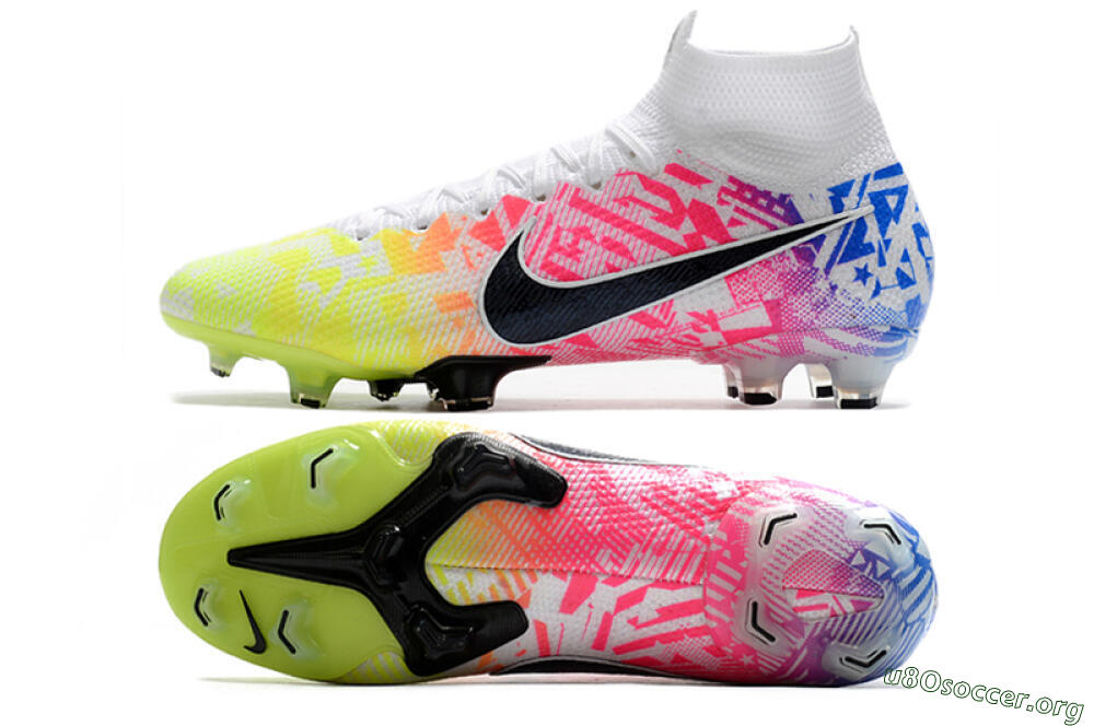 Nike Mercurial Superfly 7 Elite FG Football Boots - Yellow/Pink/Blue 1