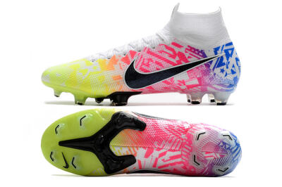 Nike Mercurial Superfly 7 Elite FG Football Boots - Yellow/Pink/Blue