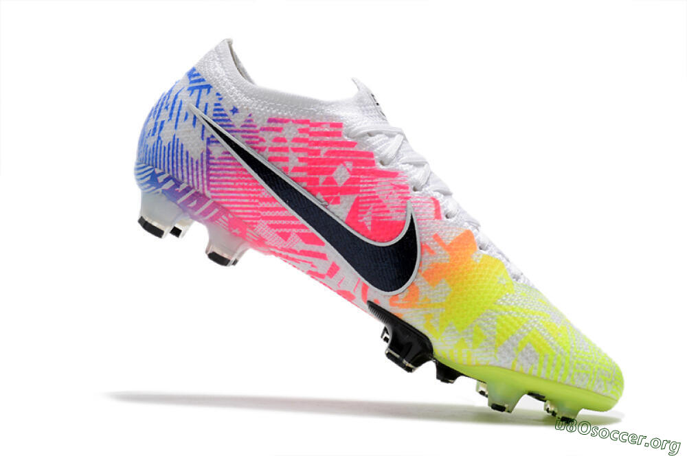 Nike Mercurial Vapor 13 Elite FG Football Boots - Yellow/Pink/Blue 7