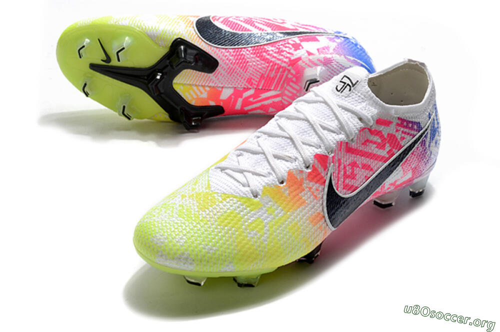 Nike Mercurial Vapor 13 Elite FG Football Boots - Yellow/Pink/Blue 0