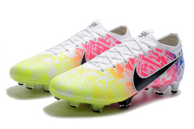 Nike Mercurial Vapor 13 Elite FG Football Boots - Yellow/Pink/Blue
