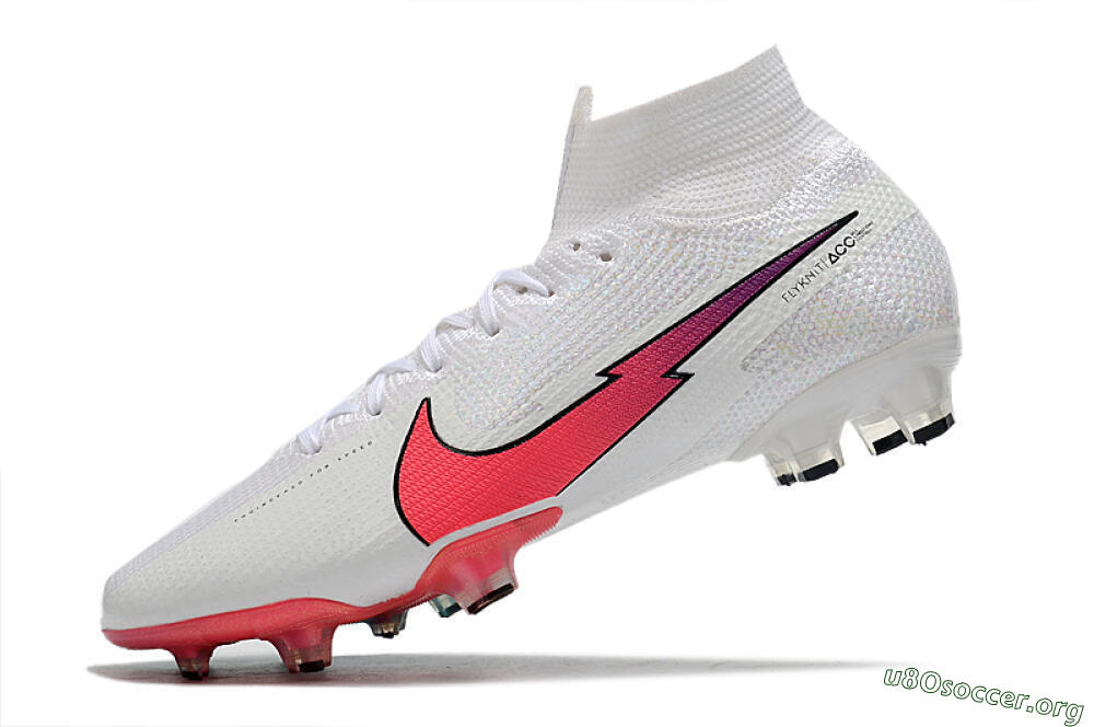 Nike Mercurial Superfly 7 Elite FG Football Boots - White/Red/Blue 8
