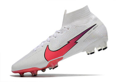 Nike Mercurial Superfly 7 Elite FG Football Boots - White/Red/Blue