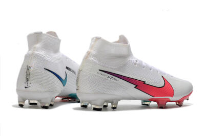 Nike Mercurial Superfly 7 Elite FG Football Boots - White/Red/Blue