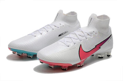 Nike Mercurial Superfly 7 Elite FG Football Boots - White/Red/Blue