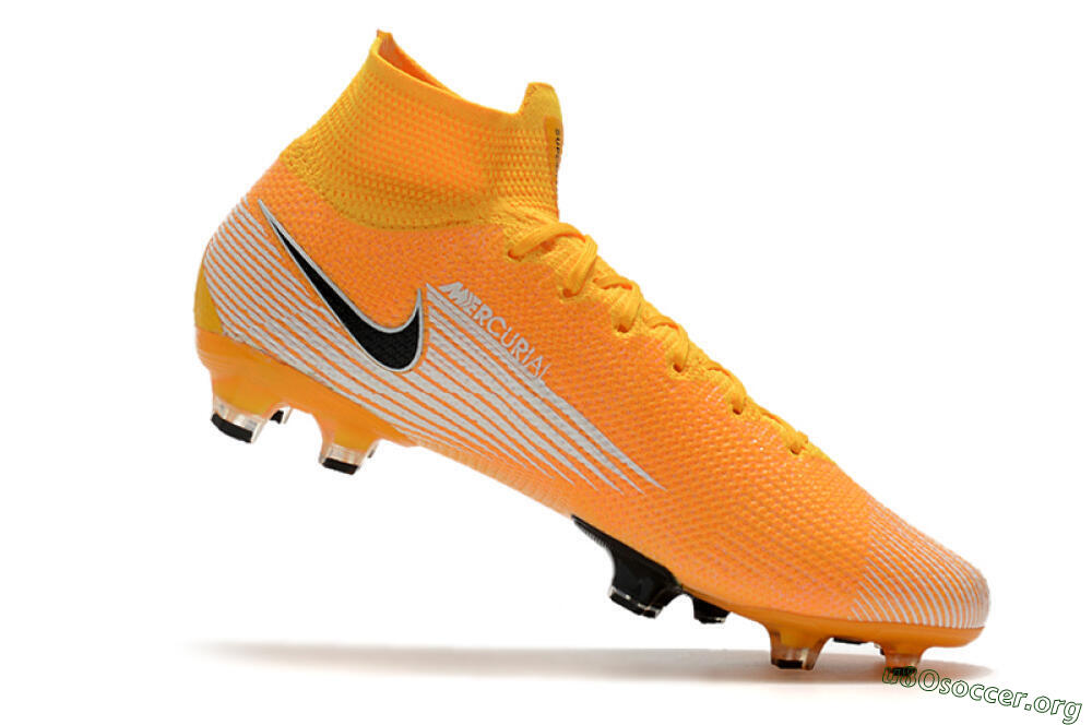 Nike Mercurial Superfly 7 Elite FG Football Boots - Orange/White/Black 7
