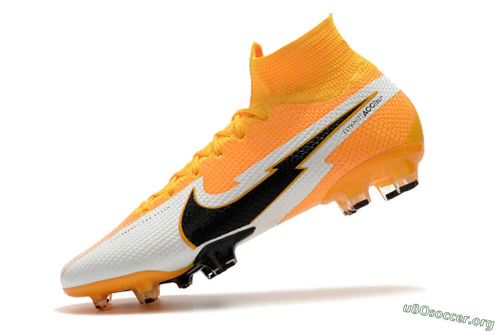 Nike Mercurial Superfly 7 Elite FG Football Boots - Orange/White/Black 8