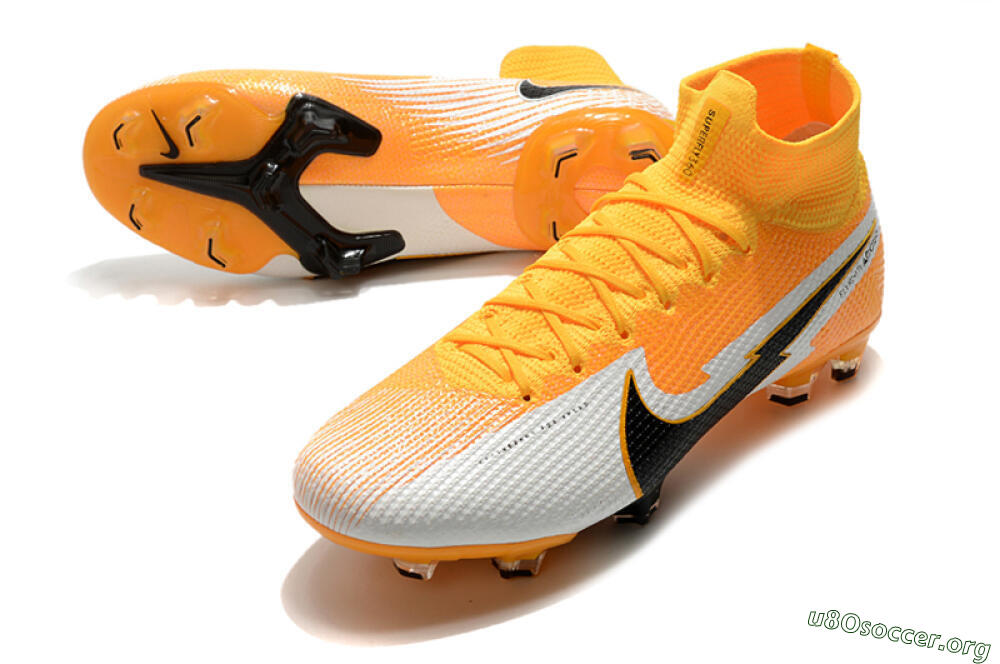 Nike Mercurial Superfly 7 Elite FG Football Boots - Orange/White/Black 0